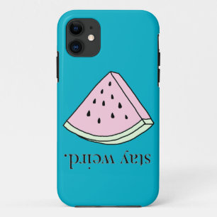 Capa Para iPhone 11 caso estranho da estada da melancia