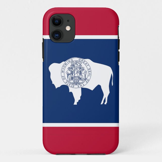 Capa Para iPhone 11 Caso IPhone 5 com Sinalizador de Wyoming (Verso)