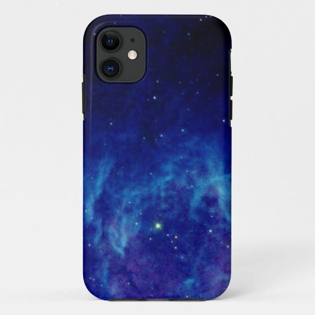 Capa Para iPhone 11 Caso iPhone 5 da Nebulosa Azul Hued (Verso)