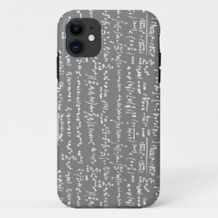 Capa Para iPhone 11 Caso iPhone 5 das Equações de Matemática da Cinza