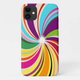 Capa Para iPhone 11 Caso iPhone / iPad de Ondas Coloridas