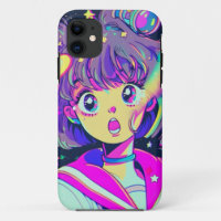 Caso Kawaii Anime Girl iPhone 11