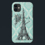 Capa Para iPhone 11 Caso moderno do iphone 5 da torre Eiffel de Paris<br><div class="desc">Caso moderno do iphone 5 da torre Eiffel de Paris France do vintage</div>