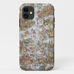 Capa Para iPhone 11 Caso Móvel de Arte Mosaica Urbana