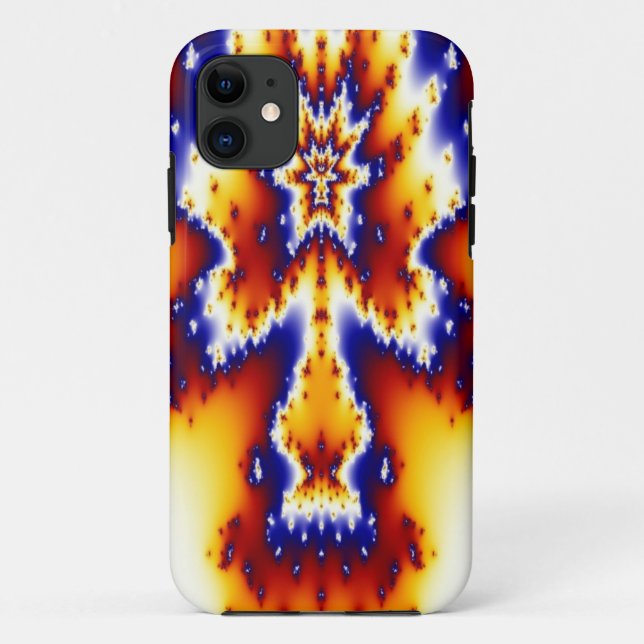 Capa Para iPhone 11 Caso Personalizado Da Guitarra De Fogo (Verso)