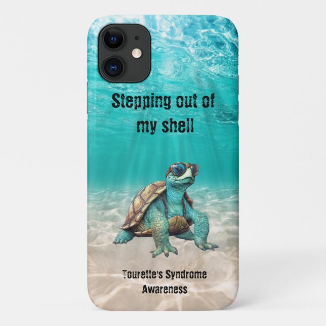 Capa Para iPhone 11 Caso personalizado da síndrome de Tourette (Verso)