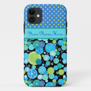 Capa Para iPhone 11 Caso Personalizado do iPhone 5/5s: Quirky Moons, B
