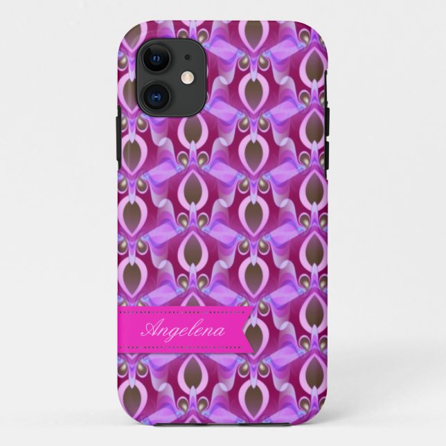 Capa Para iPhone 11 Caso Pink Goddess Pattern iPhone 5 (Verso)
