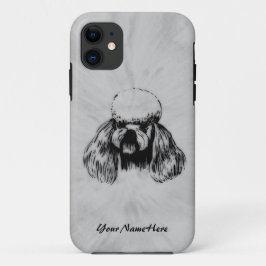 Capa Para iPhone 11 Caso precioso do iPhone 5 da caniche