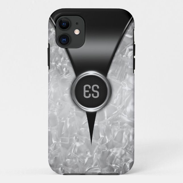Capa Para iPhone 11 Caso Retro Black iPhone 5 (Verso)