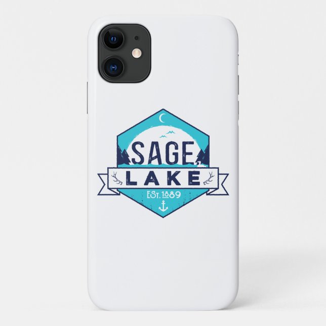 Capa Para iPhone 11 Caso Sage Lake iPhone 11 (Verso)