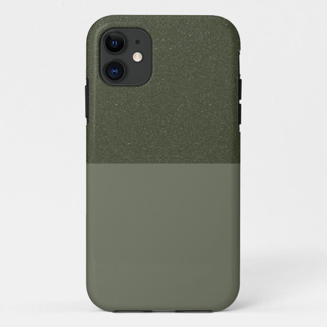Capa Para iPhone 11 Caso Texturizado Moss Green iPhone 11 - Design de  (Verso)