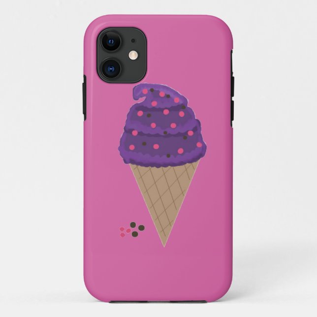 Capa Para iPhone 11 Casquinha de Sorvete (Verso)