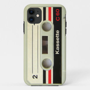 Capa Para iPhone 11 Cassete de banda magnética retro da gaveta nerdy