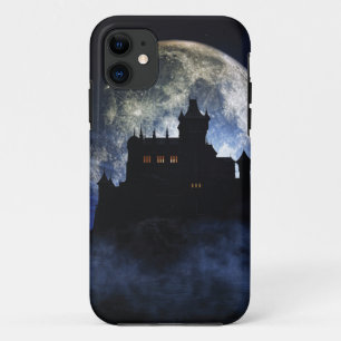 Capa Para iPhone 11 Castelo fantasma durante a noite