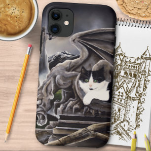 Capa Para iPhone 11 Cat e Gargoyle