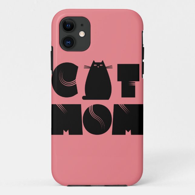 Capa Para iPhone 11 Cat Mãe (Verso)