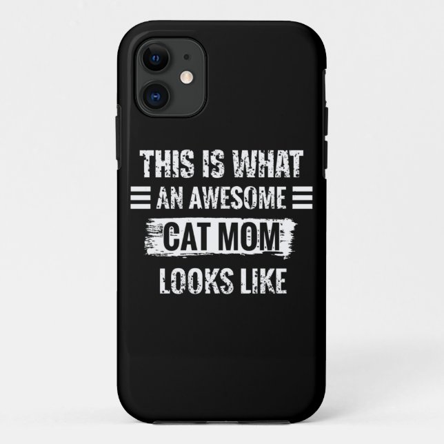 Capa Para iPhone 11 Cat Mãe (Verso)