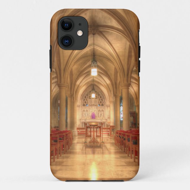 Capa Para iPhone 11 Catedral Nacional de Washington Capela de Belém (Verso)