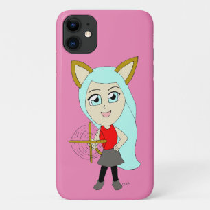 Capa Para iPhone 11 catgirl chibi