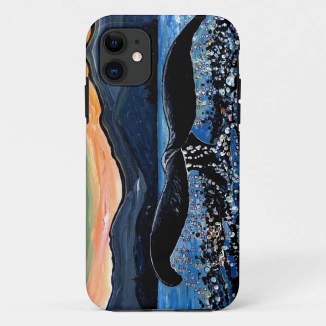 Capa Para iPhone 11 Cauda da baleia (Verso)