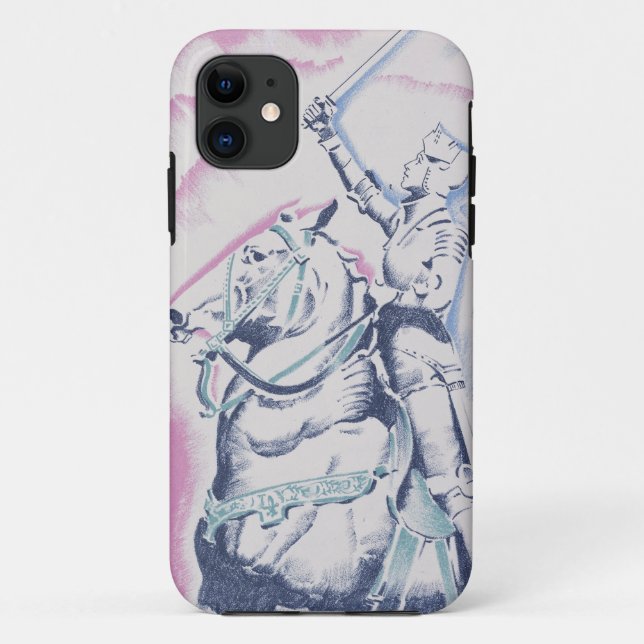 Capa Para iPhone 11 Cavaleiro Medieval (Verso)