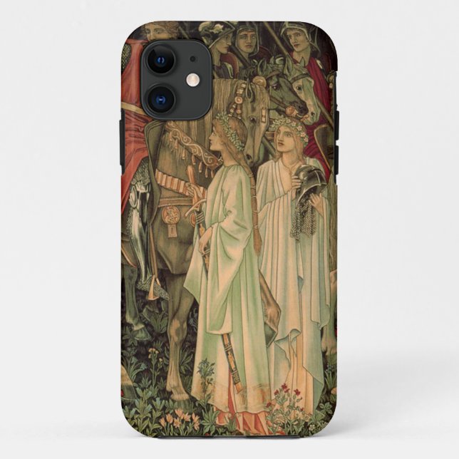 Capa Para iPhone 11 Cavaleiros medievais da Mesa redonda (Verso)