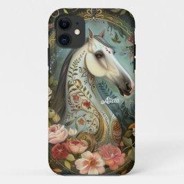 Capa Para iPhone 11 Cavalo de Fantasia Bonito