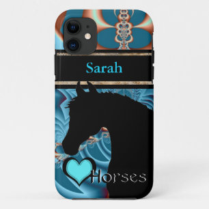 Capa Para iPhone 11 Cavalos Cardíacos III Personalizáveis (Dreamz 4)