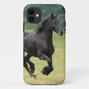Capa Para iPhone 11 Cavalos de galope do frisão