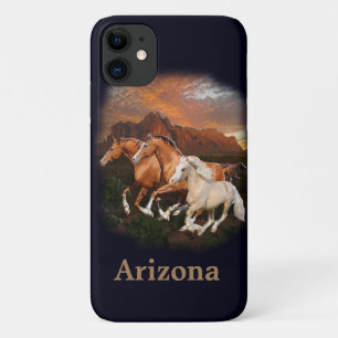 Capa Para iPhone 11 Cavalos Selvagens do Arizona
