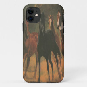 Capa Para iPhone 11 Cavalos Selvagens iPhone 5G Case