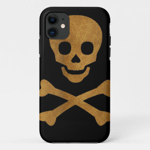 Capa Para iPhone 11 Caveira e Ossos