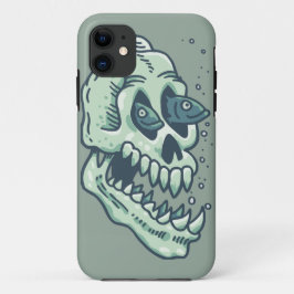 Capa Para iPhone 11 Caveira nas profundezas