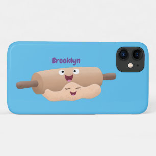 Capa Para iPhone 11 Cavilha rolante e cartoon para pastelaria