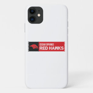 Capa Para iPhone 11 Cedar Primavera Red Hawks
