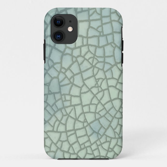 Capa Para iPhone 11 Celadon Crackle Glaze (Verso)