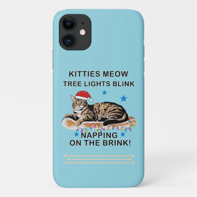 Capa Para iPhone 11 celebração de Natal (Verso)