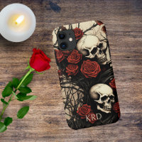 Células góticas e Monograma de Rosas vermelhas