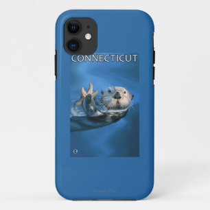 Capa Para iPhone 11 Cena da lontra de ConnecticutSea