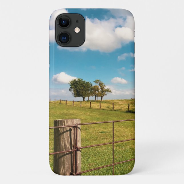 Capa Para iPhone 11 Cena de Paisagem Rural (Verso)