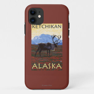 Capa Para iPhone 11 Cena do caribu - Ketchikan, Alaska