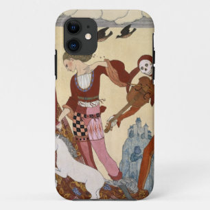 Capa Para iPhone 11 Cena medieval por Georges Barbier