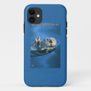 Capa Para iPhone 11 Cena nova da lontra de HampshireSea