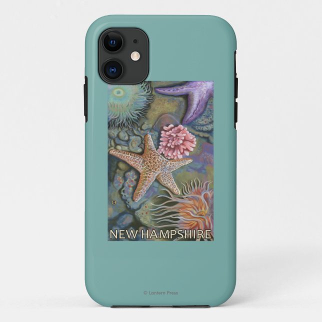 Capa Para iPhone 11 Cena nova de HampshireTidepool (Verso)