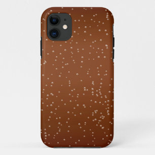 Capa Para iPhone 11 Cerveja Raiz com Arte de Fundo de Pequenas Bolhas