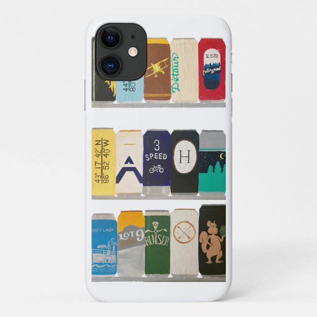 Capa Para iPhone 11 Cervejas de Artesanato Ontário (Verso)