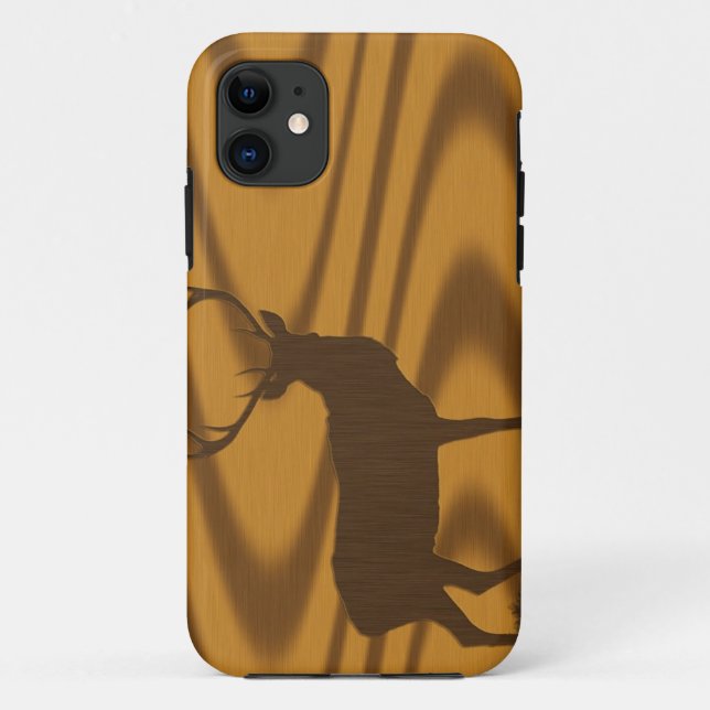 Capa Para iPhone 11 cervo e lenha (Verso)