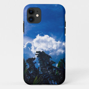 Capa Para iPhone 11 Céu Azul Brilhante Com Nuvens