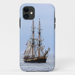 Capa Para iPhone 11 Céu Azul de Barcos de Pesca Náuticos